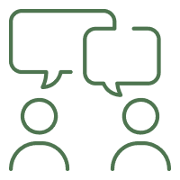 人との対話を<br>楽しめる方